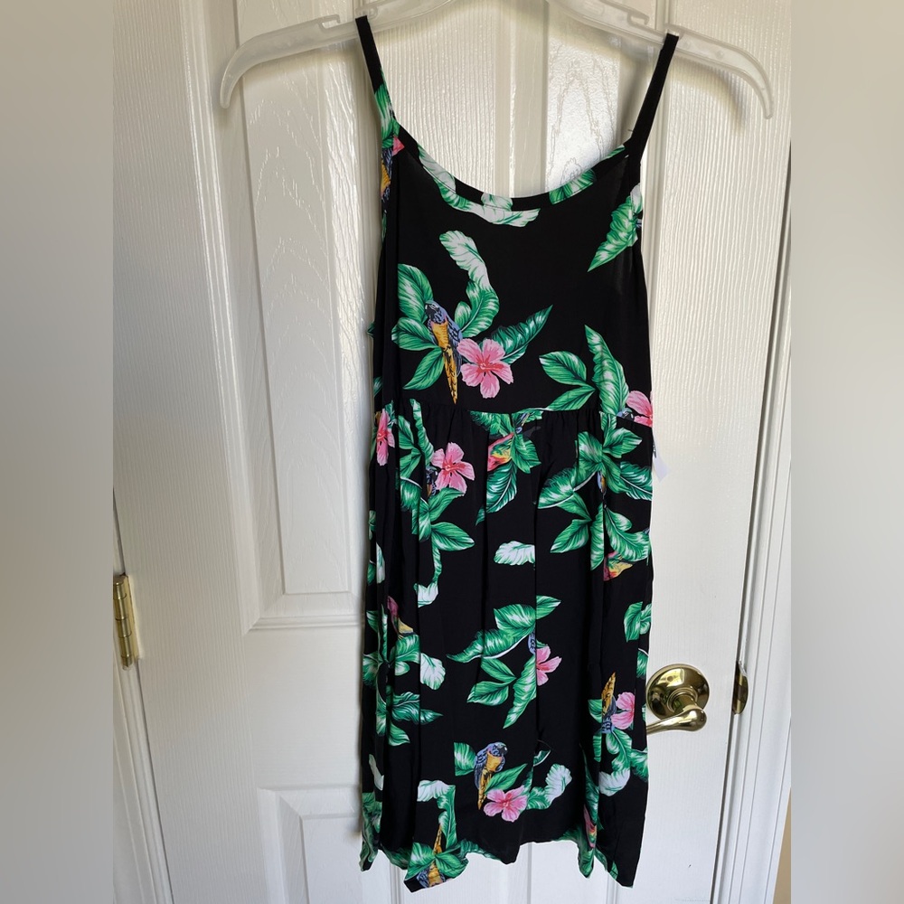 Old Navy NWT Girls Strappy Tropical Print Dress